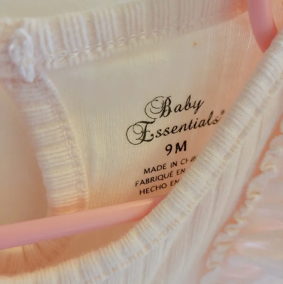 Pink Rose Ruffle Onsie - Picture 2 of 2